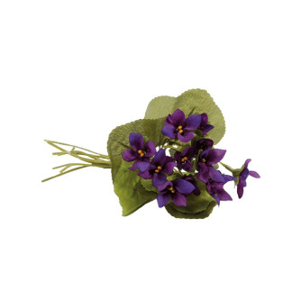 Bouquet de Violettes en tissu