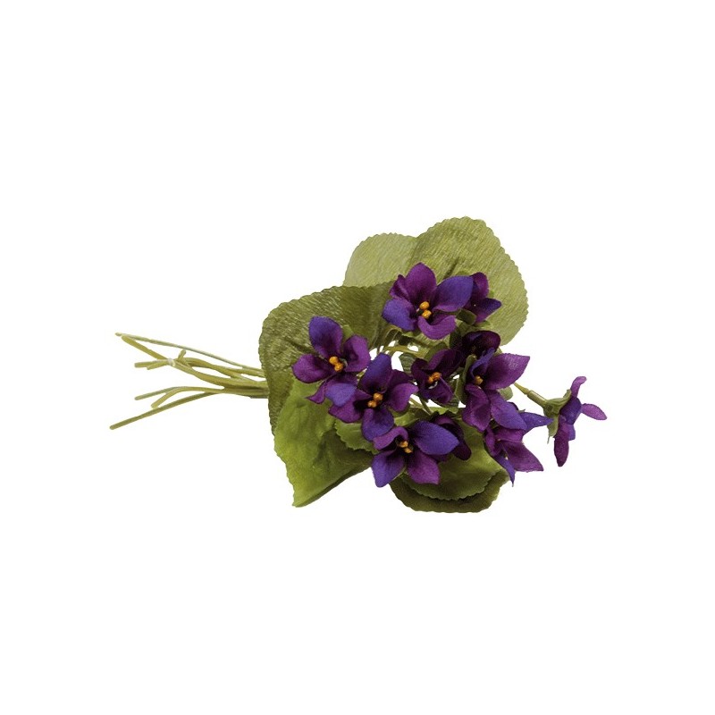 Bouquet de Violettes en tissu