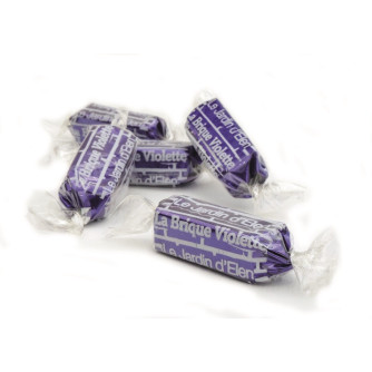 Kilo de bonbons "Brique Violette" feuilleté praliné saveur Violette