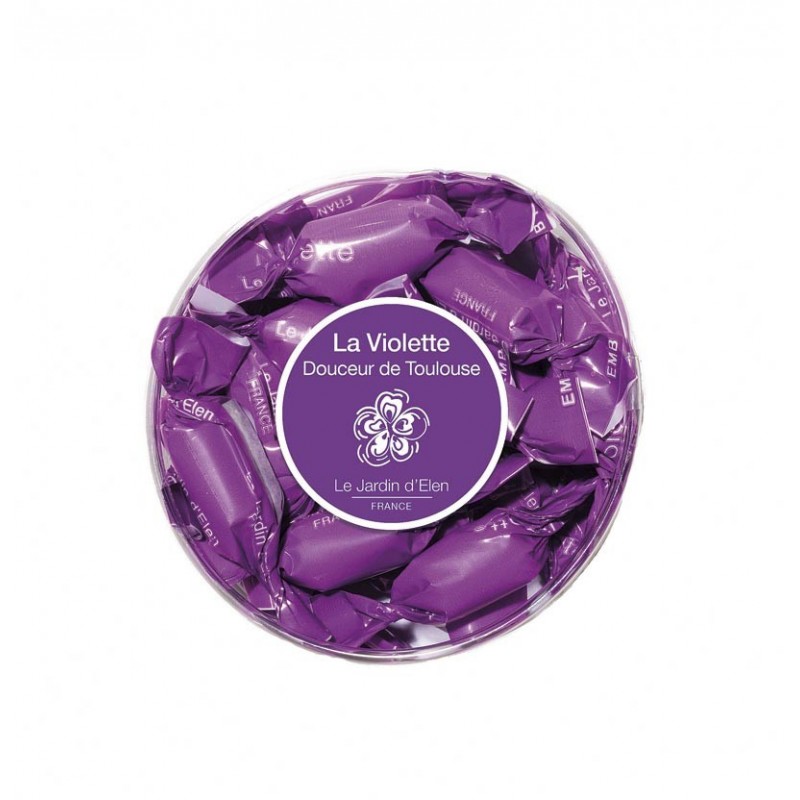 Petite boite ronde bonbons acidulés mini papillotes 50g Petite boite ronde bonbons acidulés mini papillotes 50g