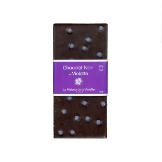 Tablette Chocolat Noir / Violette 100 gr