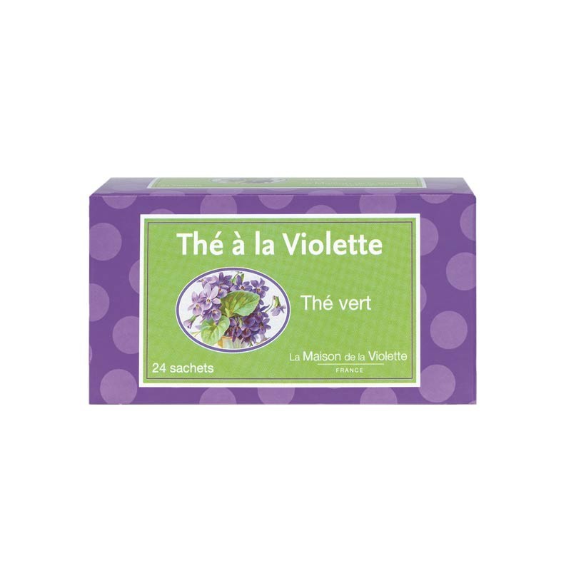 Thé vert à la Violette 24 sachets Thé vert à la Violette 24 sachets
