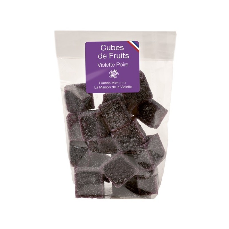 Cubes de fruits Myrtille/Violette en sachet 150g