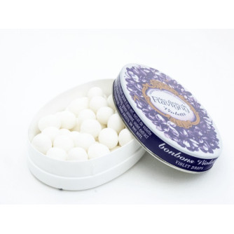 Boite ovale bonbons Anis / Violette Flavigny 50gr