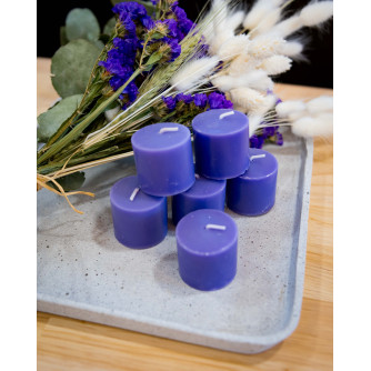 Violet small candle