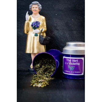 Violet green tea 130g