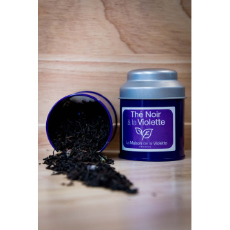 Thé noir Violette avec fleurs 100g