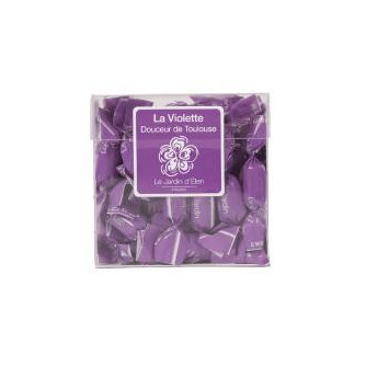 Cube bonbons acidulés mini-papillotes saveur Violette  200g
