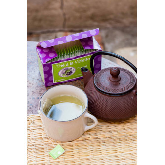 Violet green tea (24 bags)