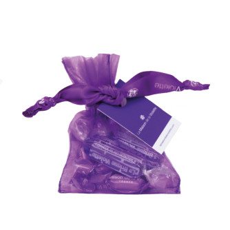 Set of 6 violet candies