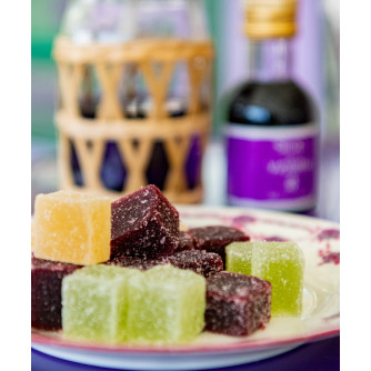 Cubes de fruits Poire / Violette en sachet 150g