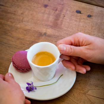 Pause café (et gourmandise, toujours 😋) #lamaisondelaviolette #violettes #violettesdetoulouse #àtoulouse #fleurdeviolette #visiteztoulouse #toulousecity #artisanatfrancais #boutique #madeinoccitanie #occitanie #gastronomietoulouse #coffee #café